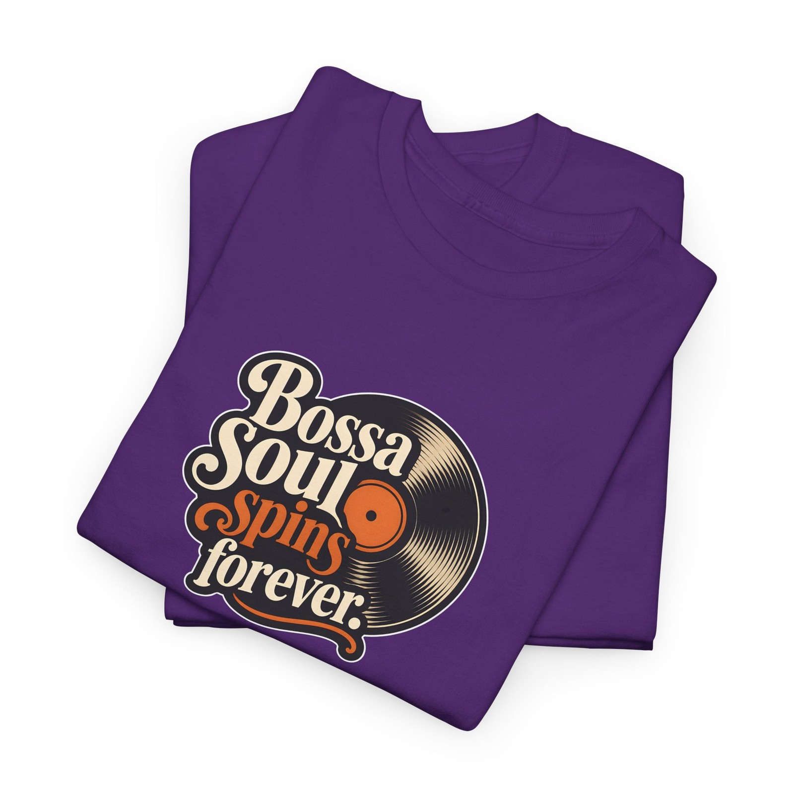 Bossa Soul Spins Forever T-Shirt – Vintage Vinyl Record Music Tee