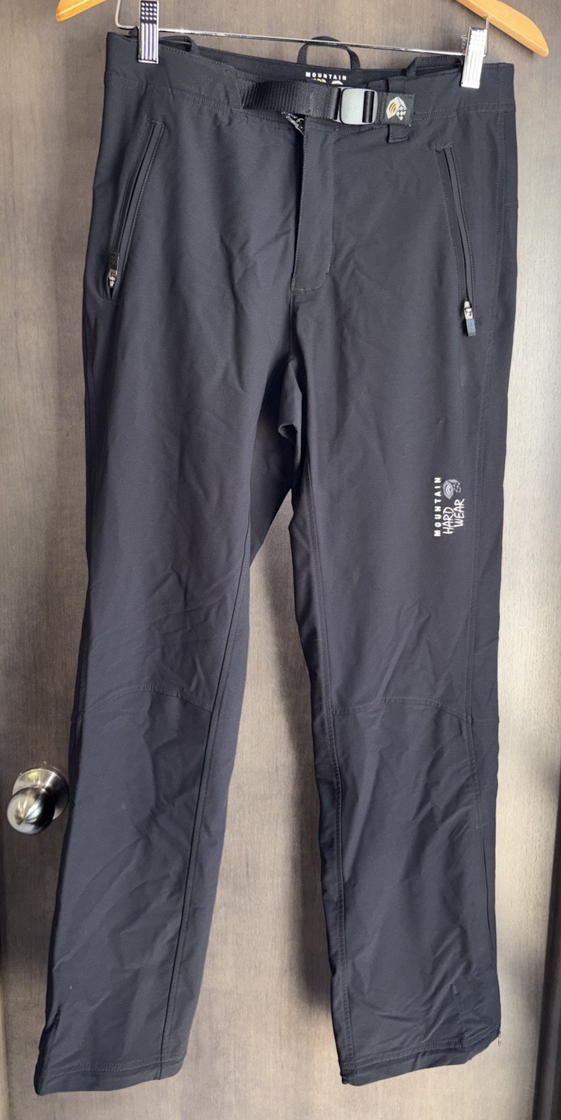 Mountain Hardware Men’s Stretch Soft Shell Hiking Backpacking Rain Pants Small