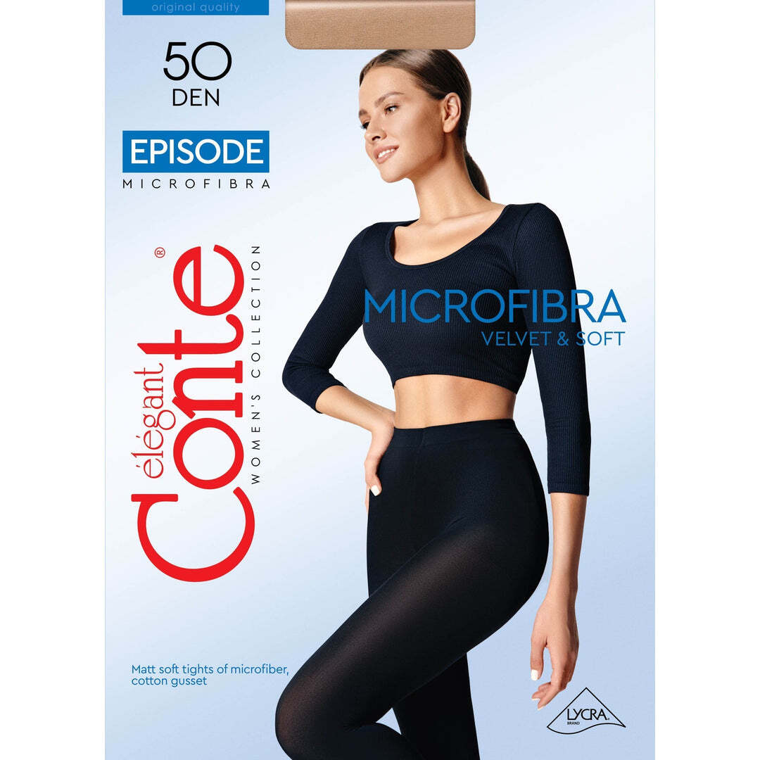Conte Tights Episode 50 Den | Microfibre Matte Opaque Warm Women Pantyhose