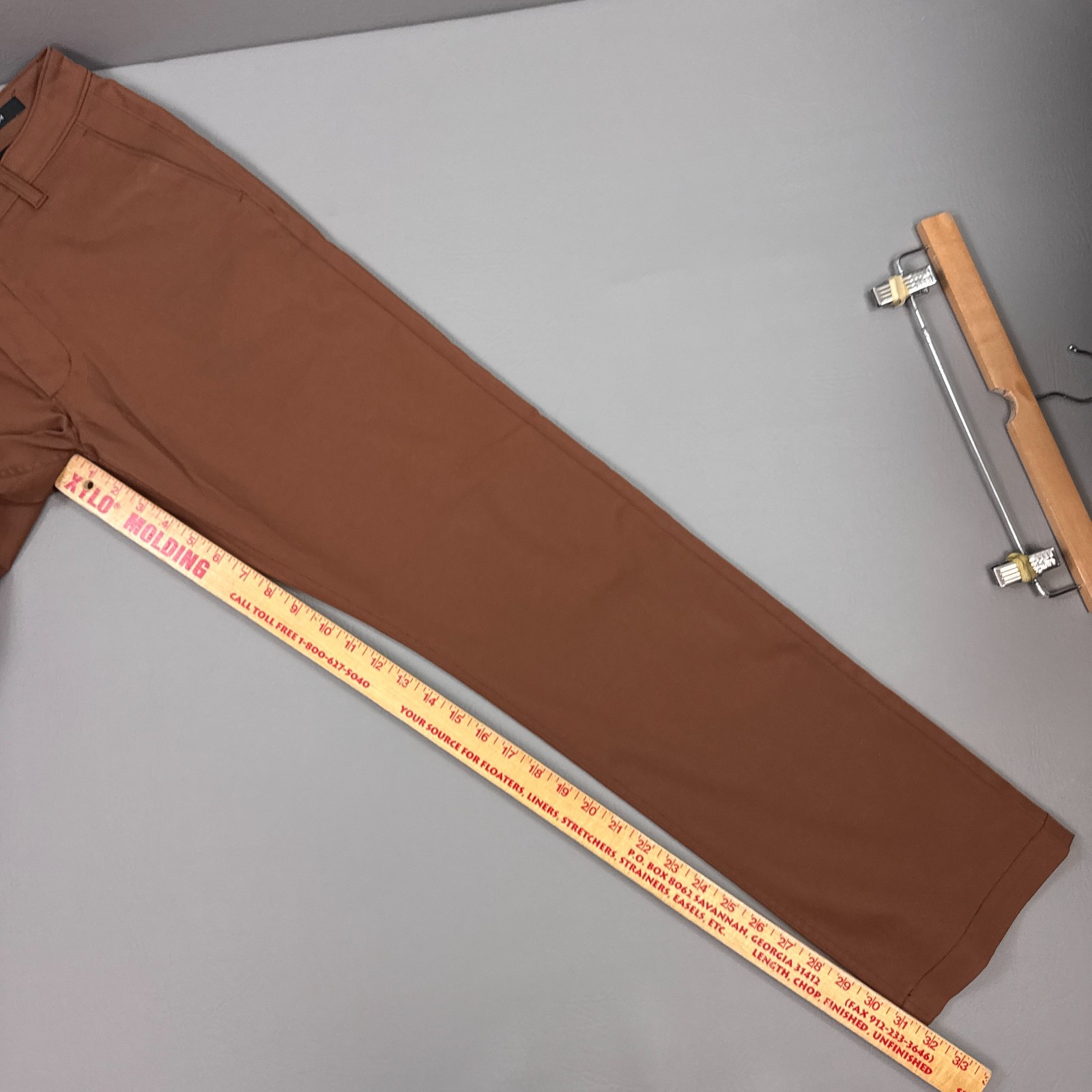 Proof Pants Mens 32×32 Rust Rover Commute Office Work Golf Driving Range Brown