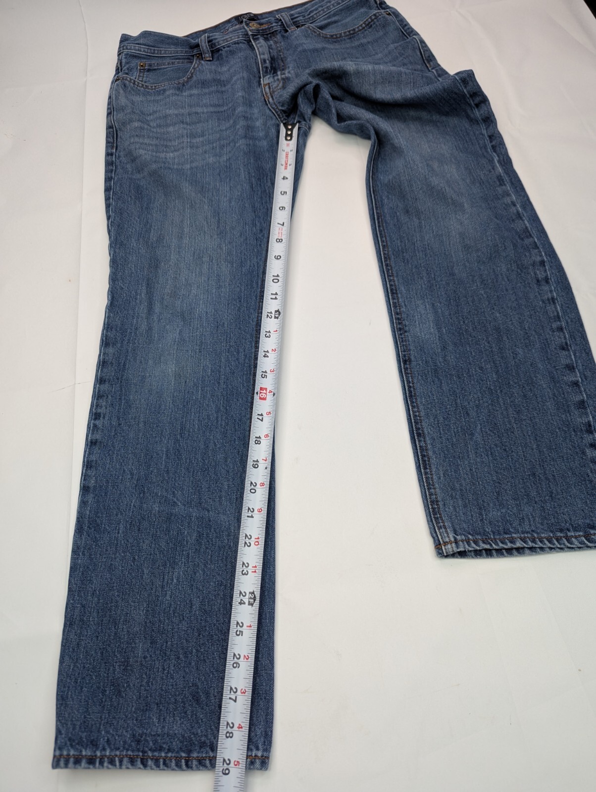 J Crew The Sutton Straight Leg Denim Blue Jeans, Men 31×30 (True 31×29) Cotton