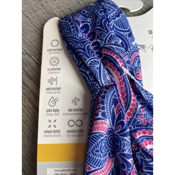 Snug Scarf Outdoor Multi-functional Hiking‎ Packable UV Protection Lot of 2 NEW