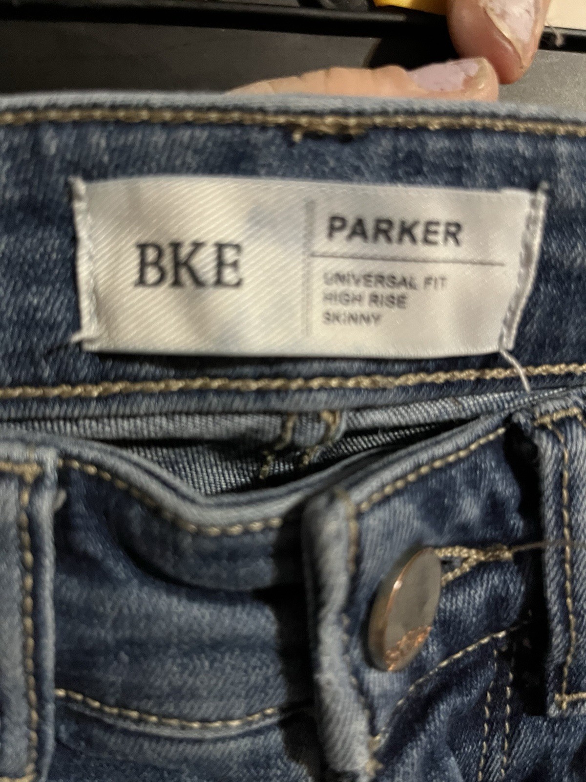 BKE Parker Universal Fit High Rise Ankle Skinny Jeans Dark Wash Women’s Denim 26
