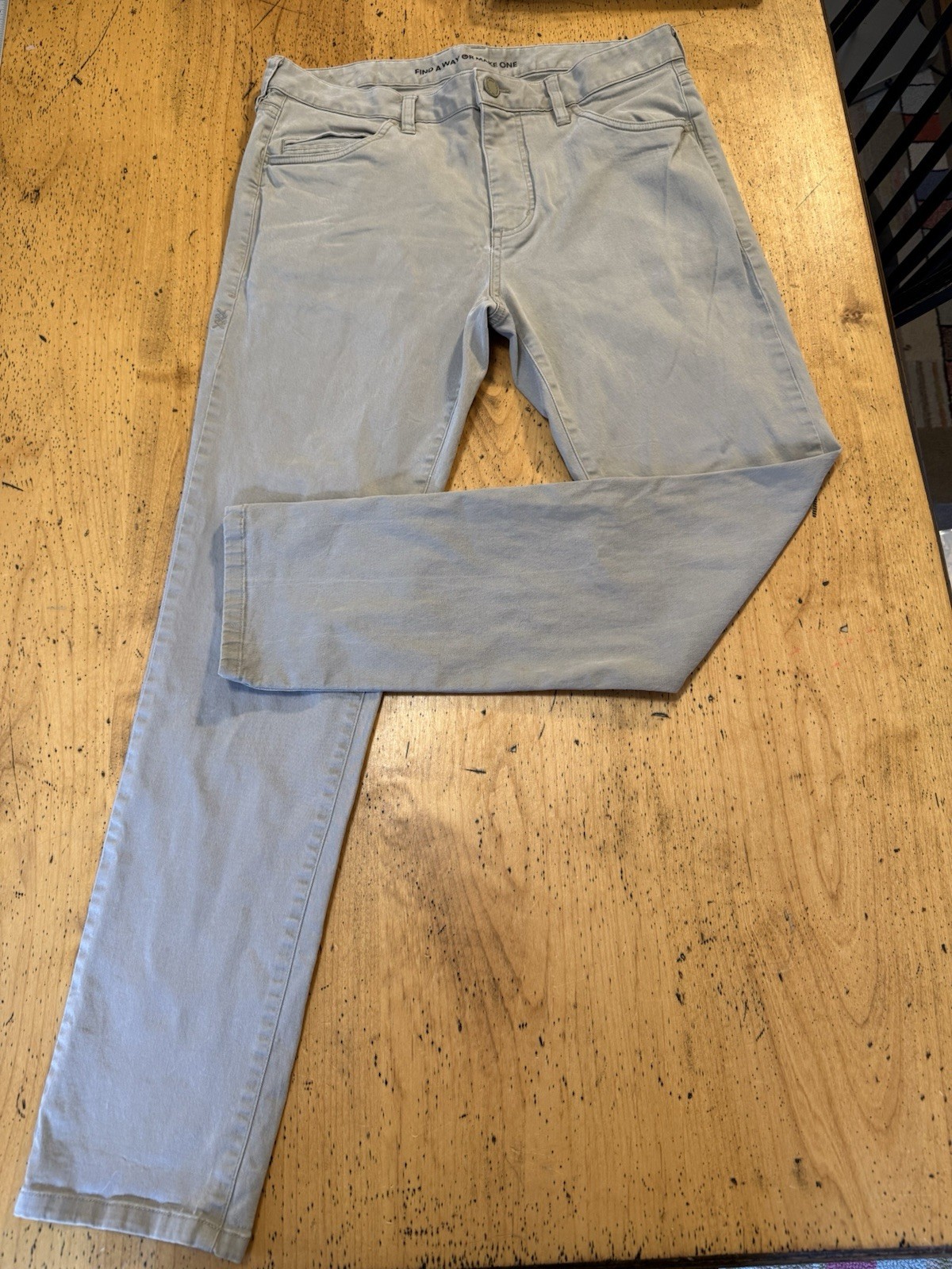 Rhone Pants Mens 31×29 Khaki Stretch Five Pocket Casual Chino Pants Travel