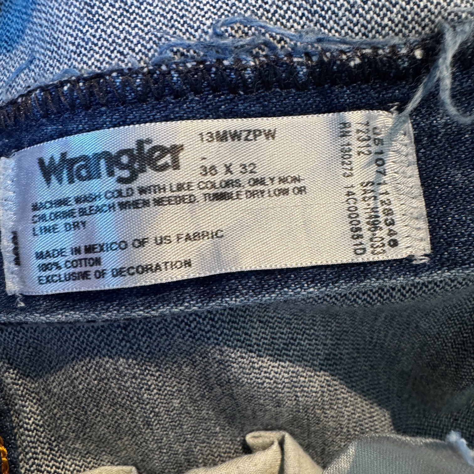 Wrangler Cowboy Cut Original Fit Jeans Men’s 36X32 Western Rodeo Yellowstone