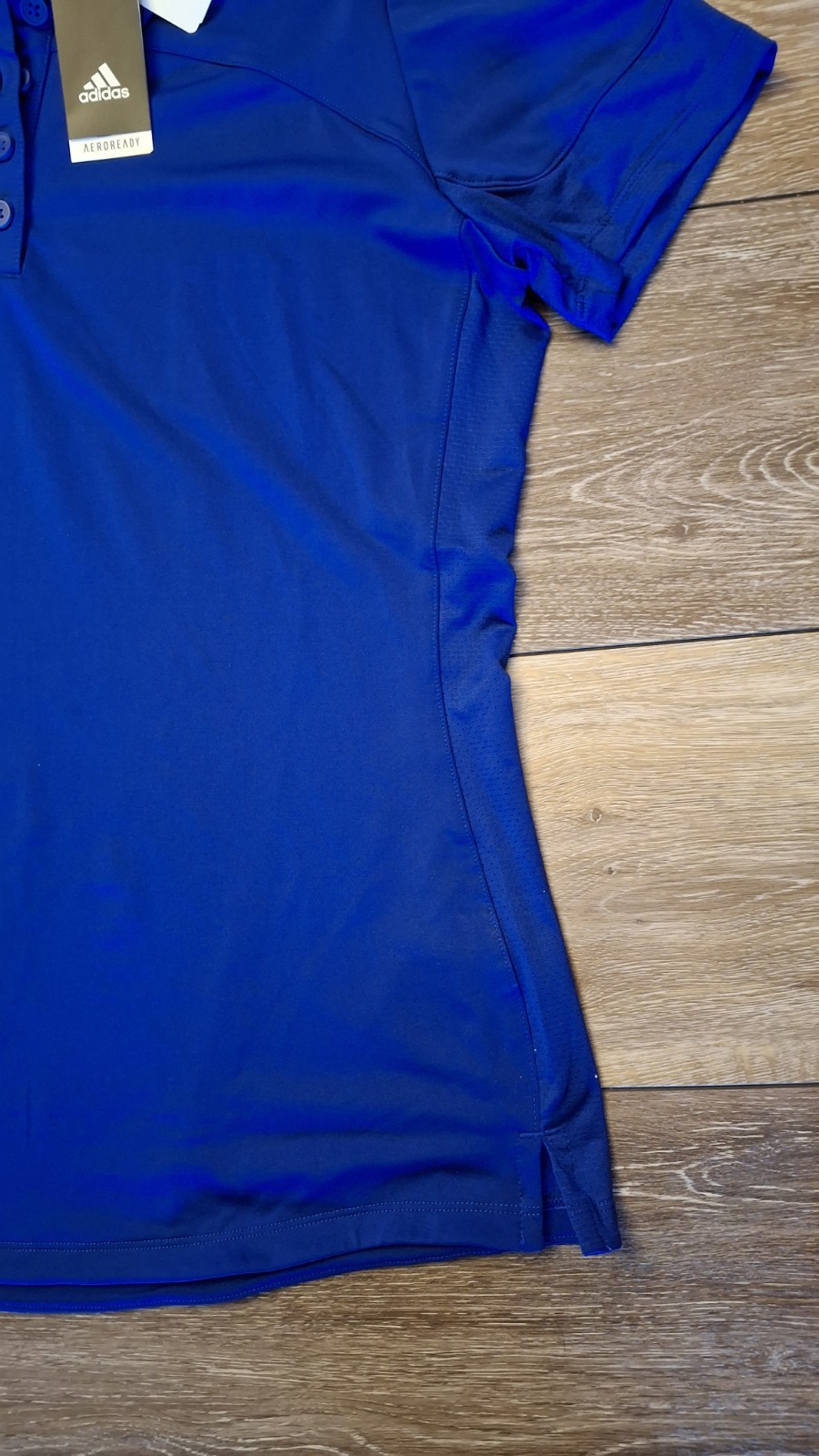ADIDAS Womens Under The Lights Coaches Polo Shirt (fq1785) BLUE, LARGE