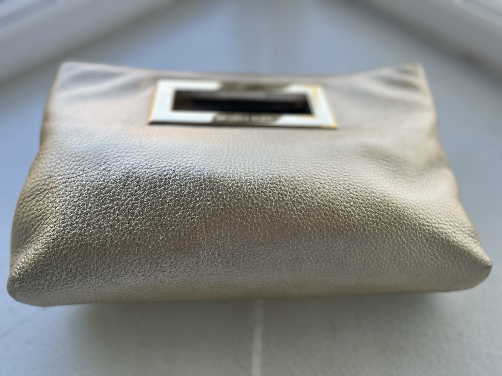 Michael Kors Metallic Gold Clutch