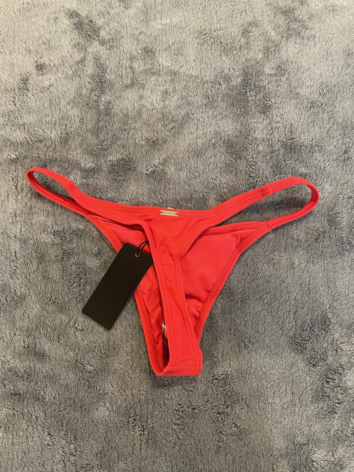 ZMART Thong Bikini Bottoms Swimwear Women’s US Size XS Red Sexy