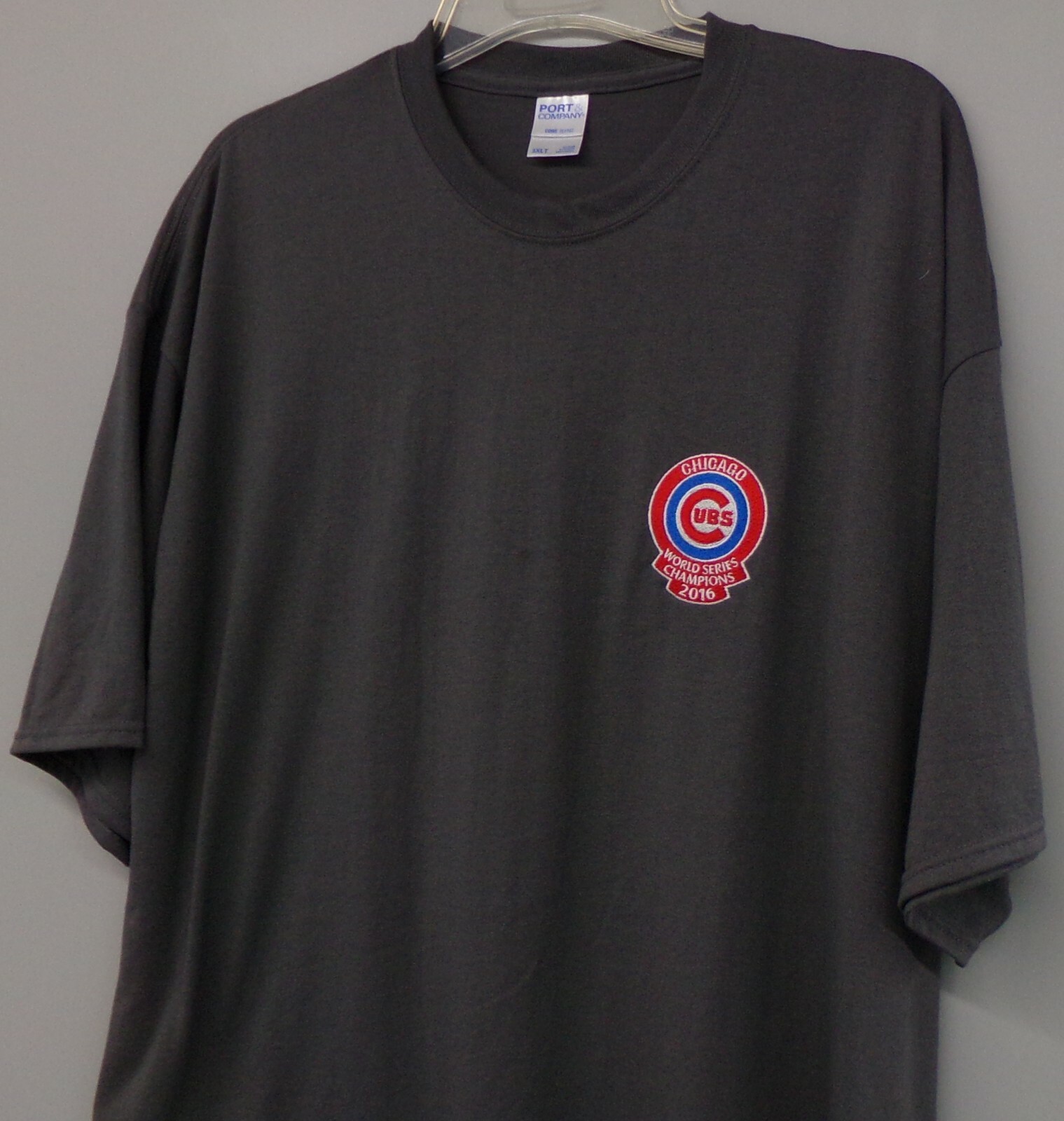 Chicago Cubs 2016 World Series Champs Embroidered T-Shirt S – 6XL, LT-4XLT New