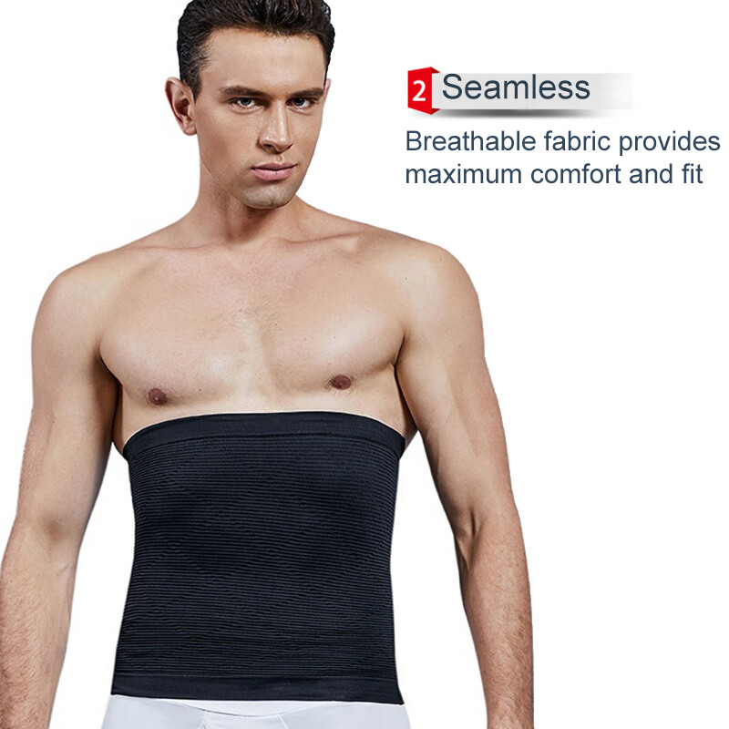 Body Shaper Belt Waist Trainer Belt for Men Fitness Fat Burning Girdle Shapewear