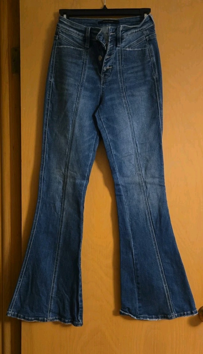 Flying Monkey Jeans High Rise Flare Sz 25