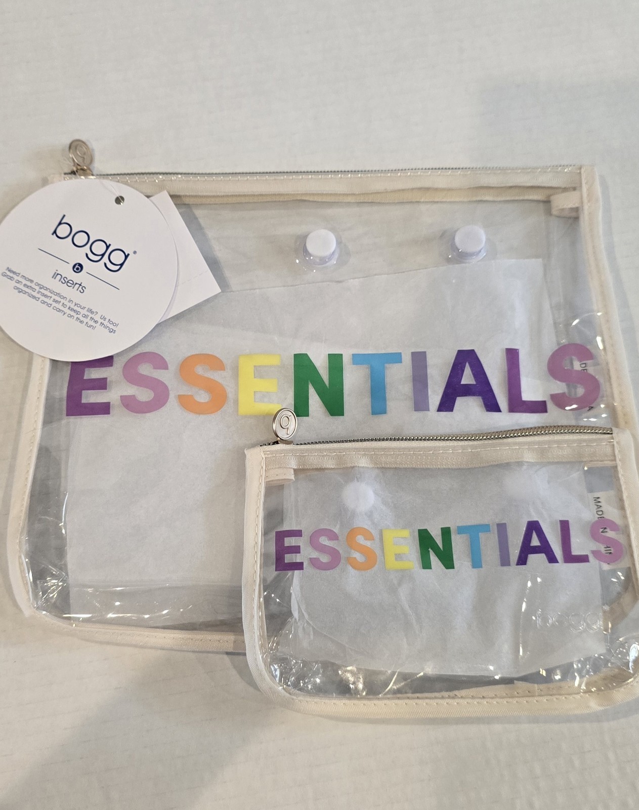 BOGG BAG BEAUTY DECORATIVE INSERT BAG ESSENTIALS MAKEUP BOGG BRAND NEW