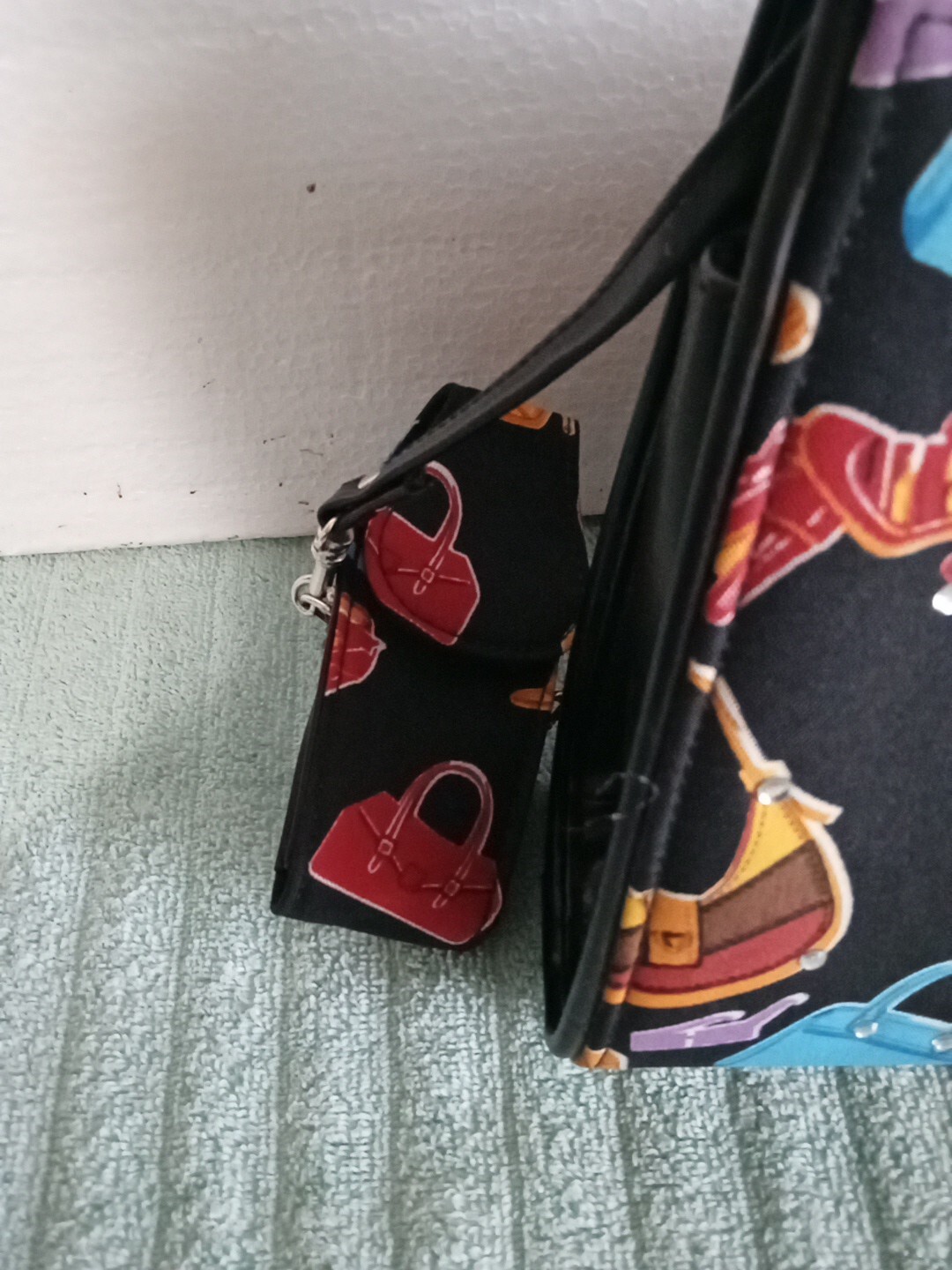 Three Piece Black Multicolored Handbag Set NWOT. Multi Color Accessories Design