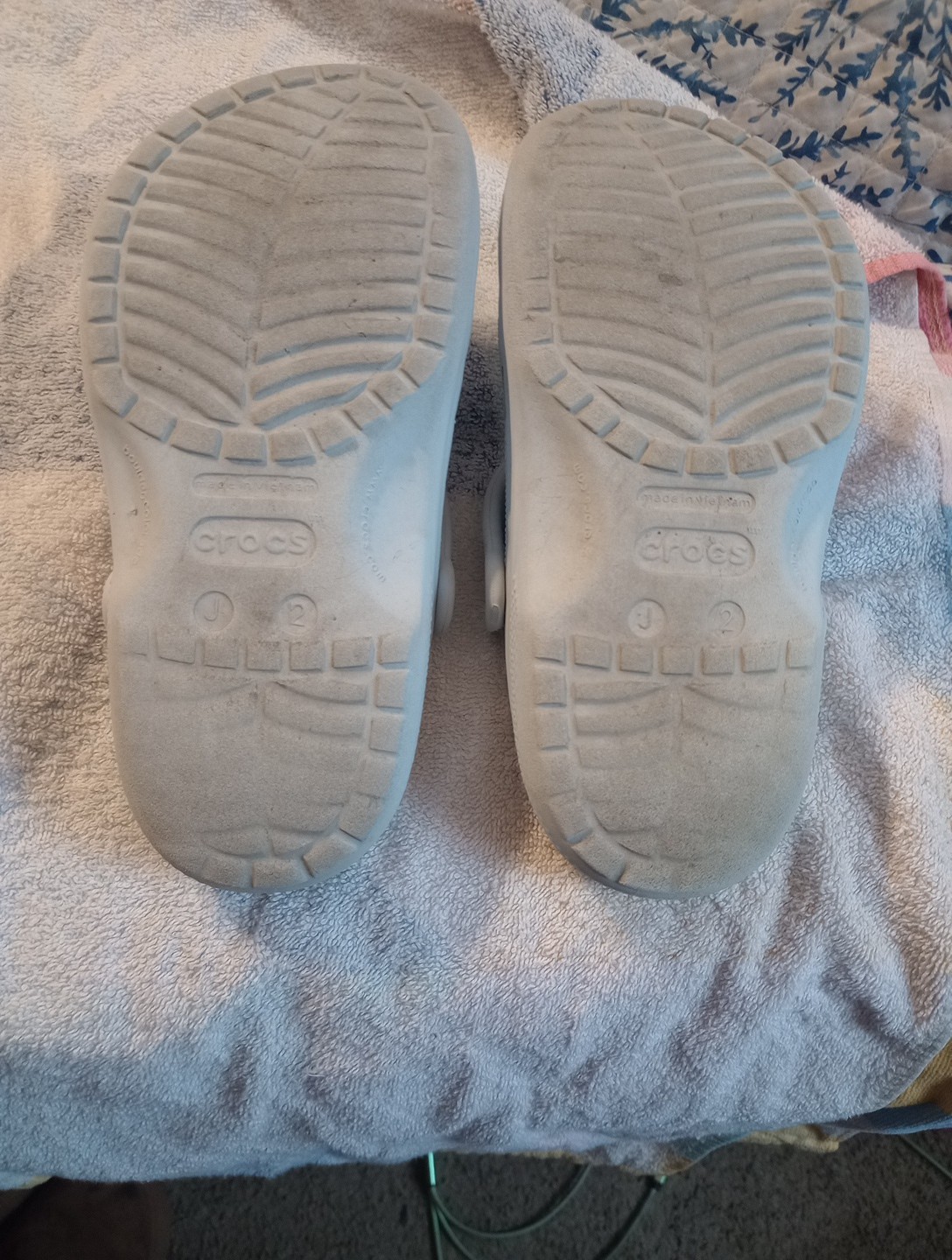 Pastel Blue Crocs