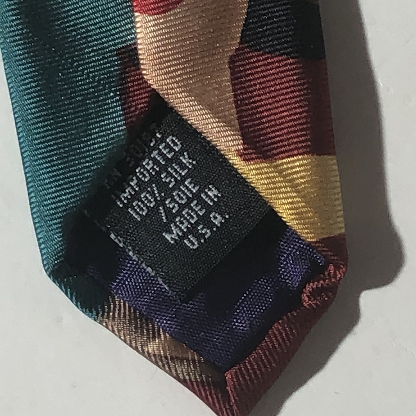 Vintage Save The Children Silk Tie Classic length 57-60 in RN 30187