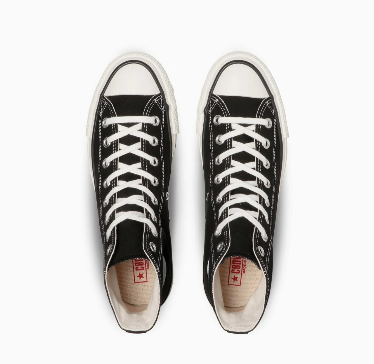 Converse Canvas All Star J OX Black Hi Made in Japan US 3.5-11.5 New
