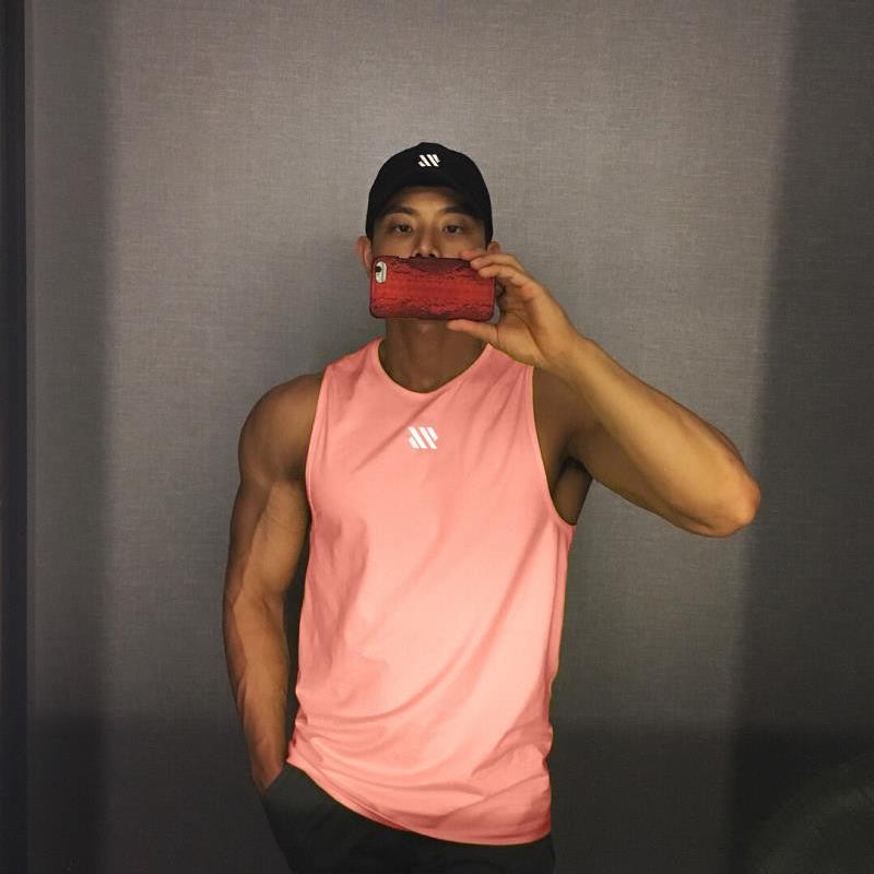 Men’s Mesh Bodybuilding Stringer – Quick‑dry Sleeveless Gym Fitness Vest