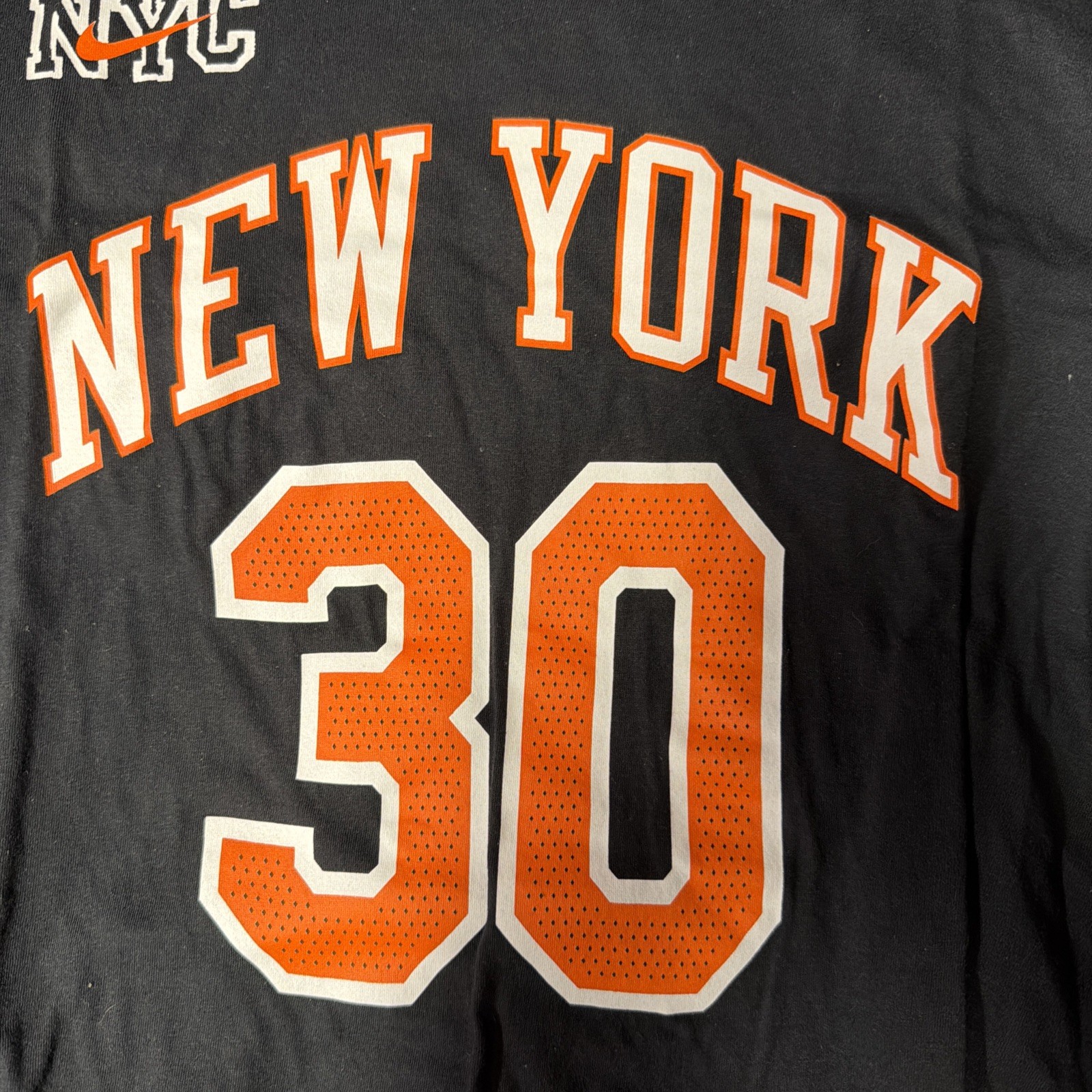 Nike New York Knicks Julius Randle 21-22 City Edition Name & Number Tee Medium
