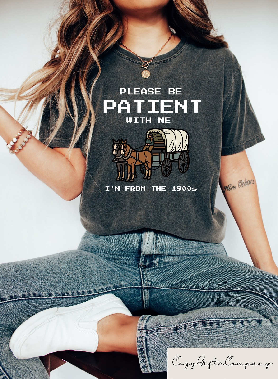 Please Be Patient With Me I 39 m From The 1900s Shirt Funny Retro Shirt 1900s Gr