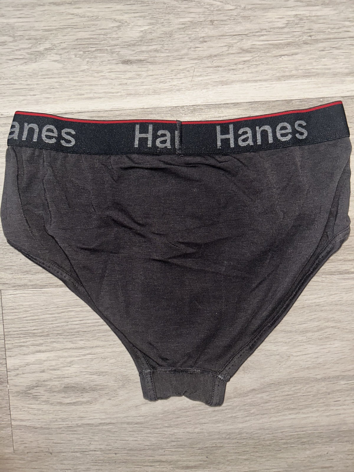 Hanes Comfort Flex Fit Tagless Brief, Black, Open Fly, Support Pouch, 2XL, NWOT