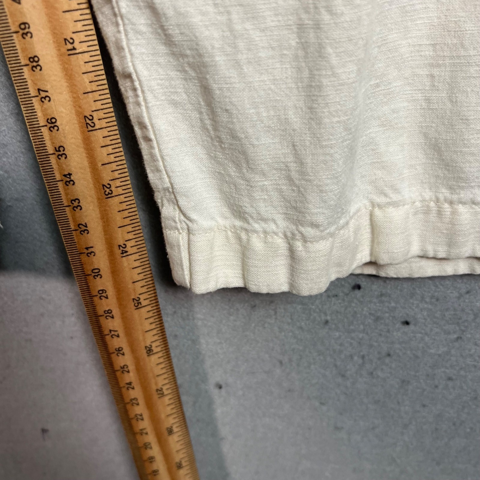 Lioness Womens Size Small Off-White High-Waisted Pleated Trousers Pants