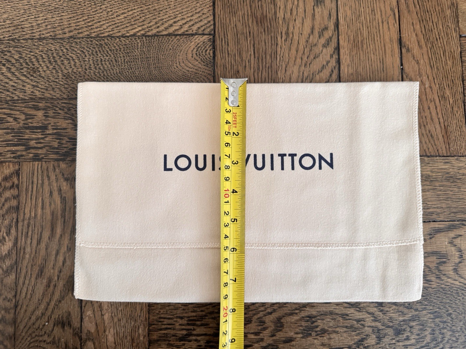 Authentic Louis Vuitton Dust Bag Envelope Flap Style 12×7.5” Medium 1Pc.(D21310)