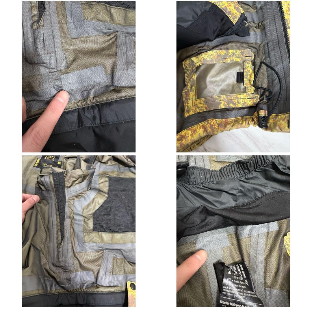 BURTON AK NITRAID Real Weed Camo GORE TEX Snowboard Jacket Mountain Parka M