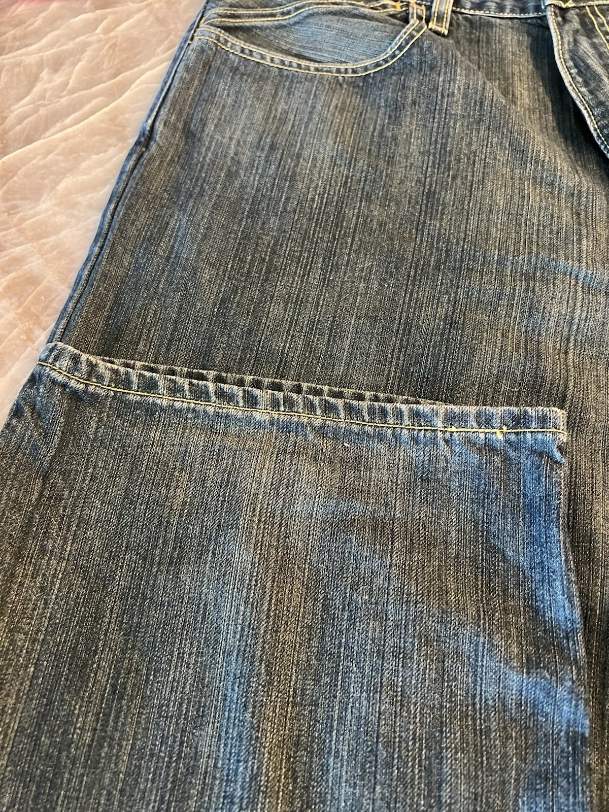 Vintage Levi’s Silvertab Baggy Jeans Men’s 36×34 Dark Blue Wide Leg Y2K