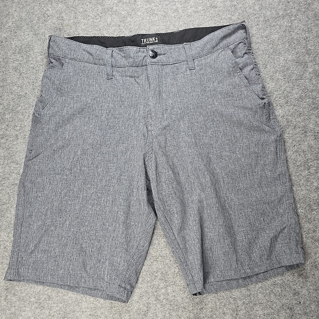 Trunks Beachwear Men’s Size 30 Multi Functional Shorts Heathered Grey