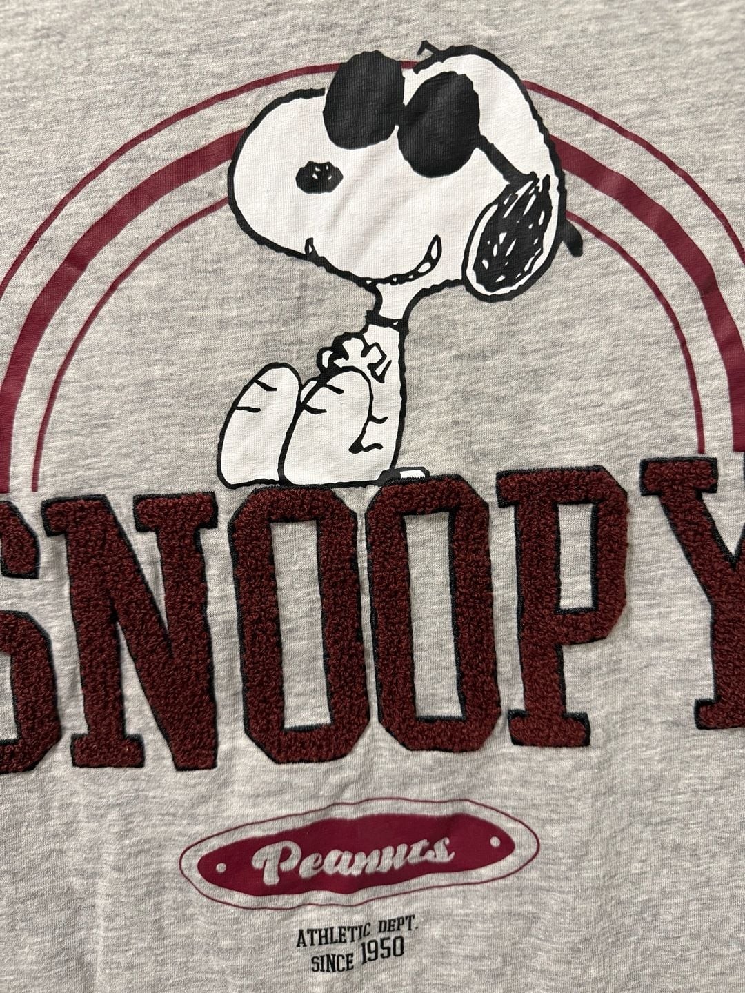 Peanuts Snoopy Athletic Dept Since 1950 Graphic T-Shirt