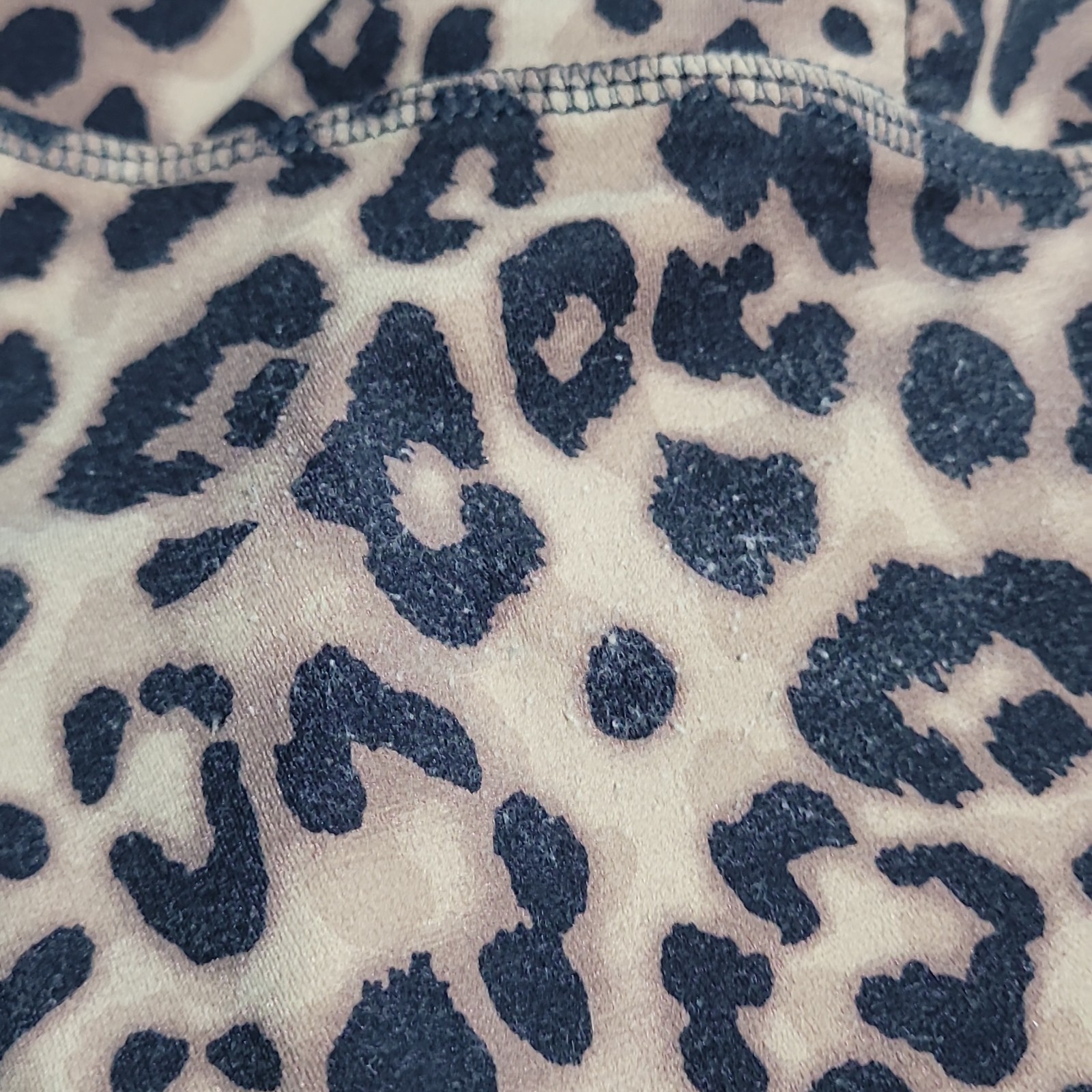 Women’s Knit Square Neck Slit Active Dress – JoyLab Leopard Large Gently Used