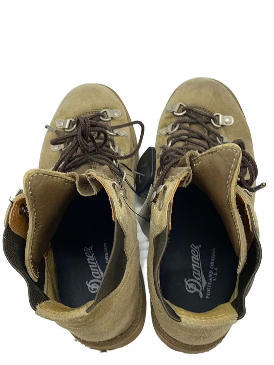 Danner Lace-Up Boots/Vertigo/Beg/Suede/Work Boots/Vibram Sole BFL43