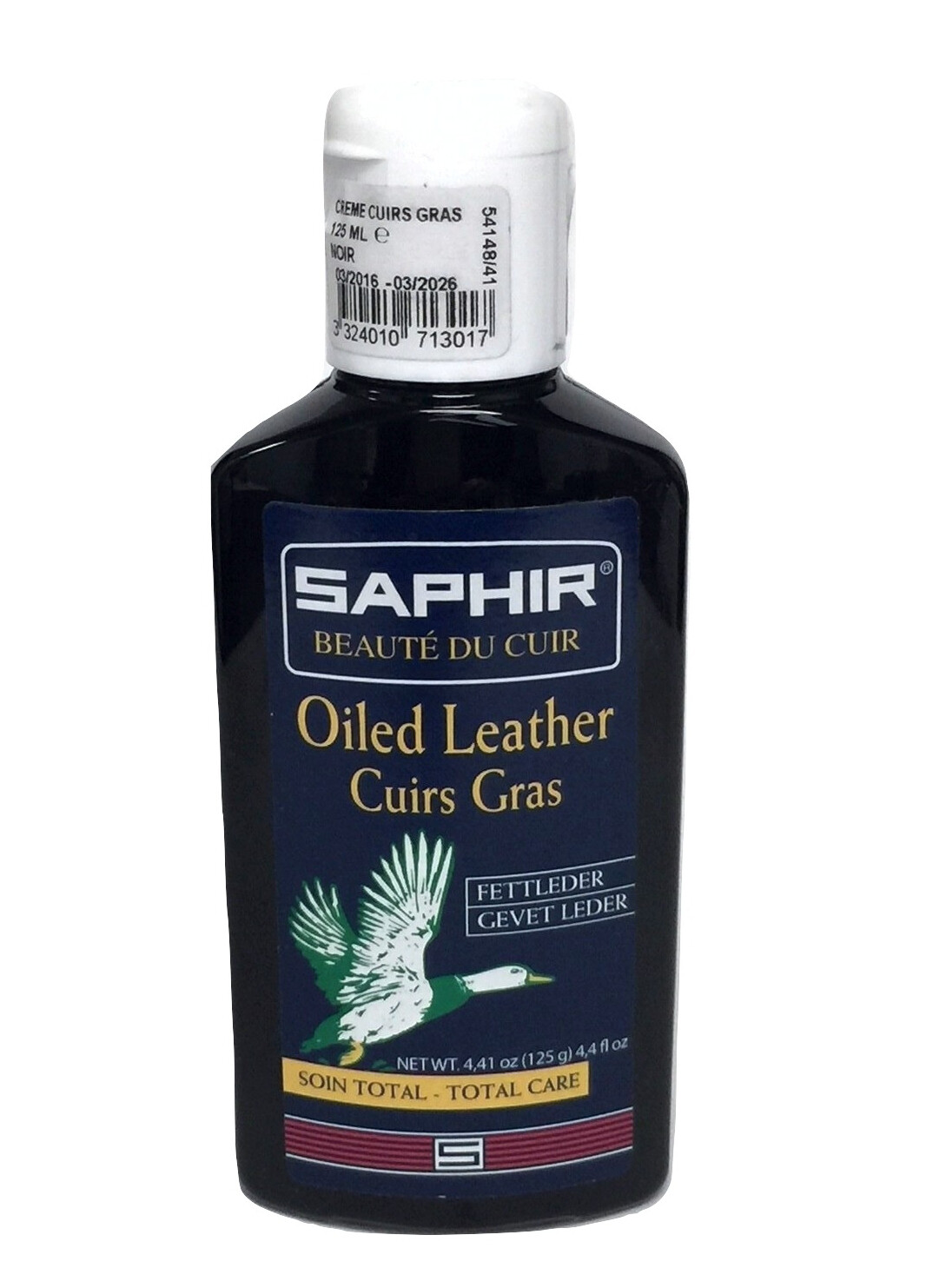 Saphir Creme Cuir Gras – Cream for Oiled Leather 125ml