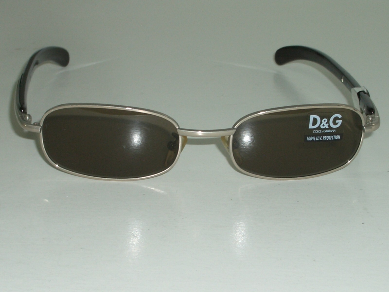 DOLCE & GABBANA ITALY DG 2012 52[]19 135 SLEEK BROWN TONE LENS SUNGLASSES NEW