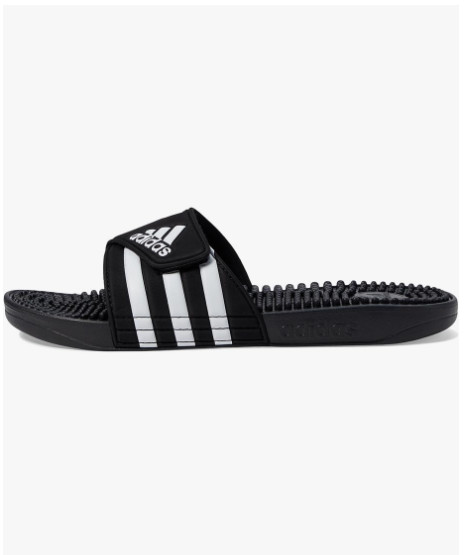 Men Adidas Adissage Black/White 100% Original Brand New