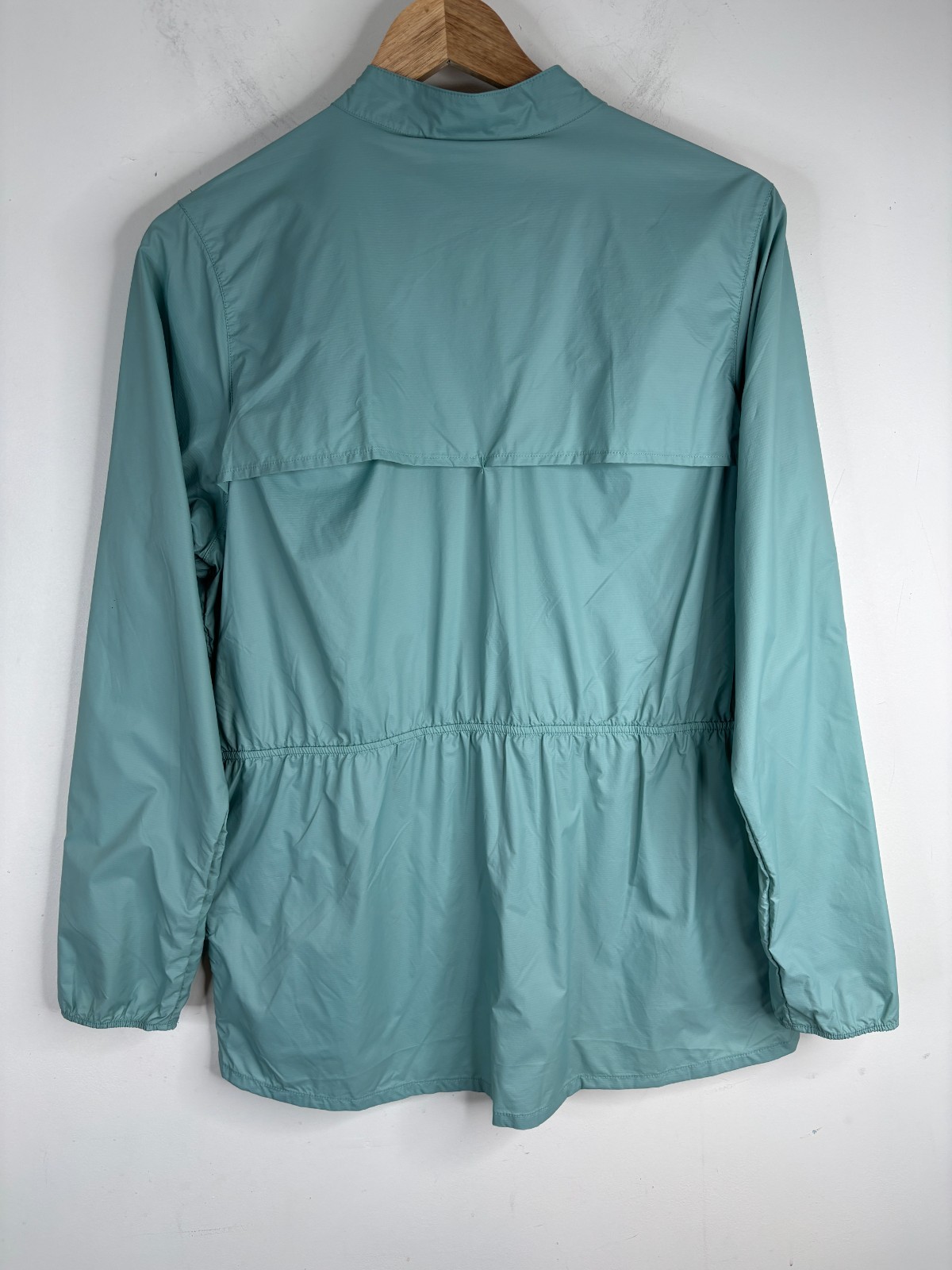 Ultimate Direction Ultra Jacket L Blue Full Zip Running Waterproof Rain Shell