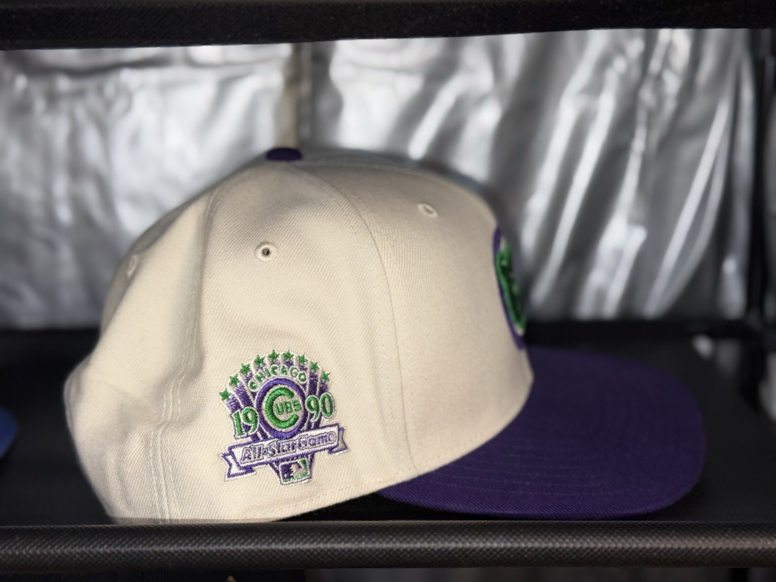 ’47 Chicago Cubs 1990 All-Star Game Patch Baseball Cap JOKE HOOK