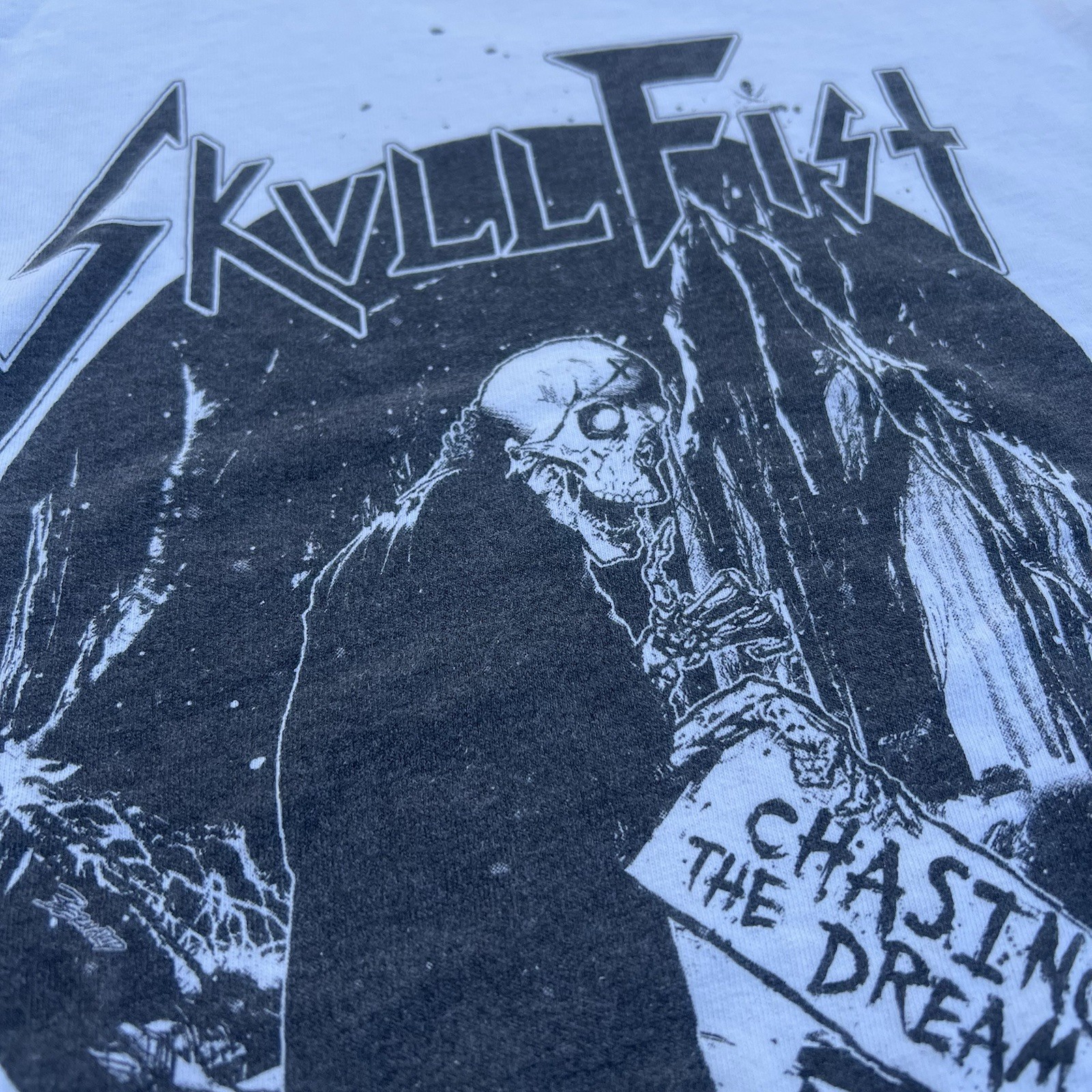 VTG Skull Fist “Chasing The Dream” Heavy Speed Metal Band Sleeveless T-Shirt
