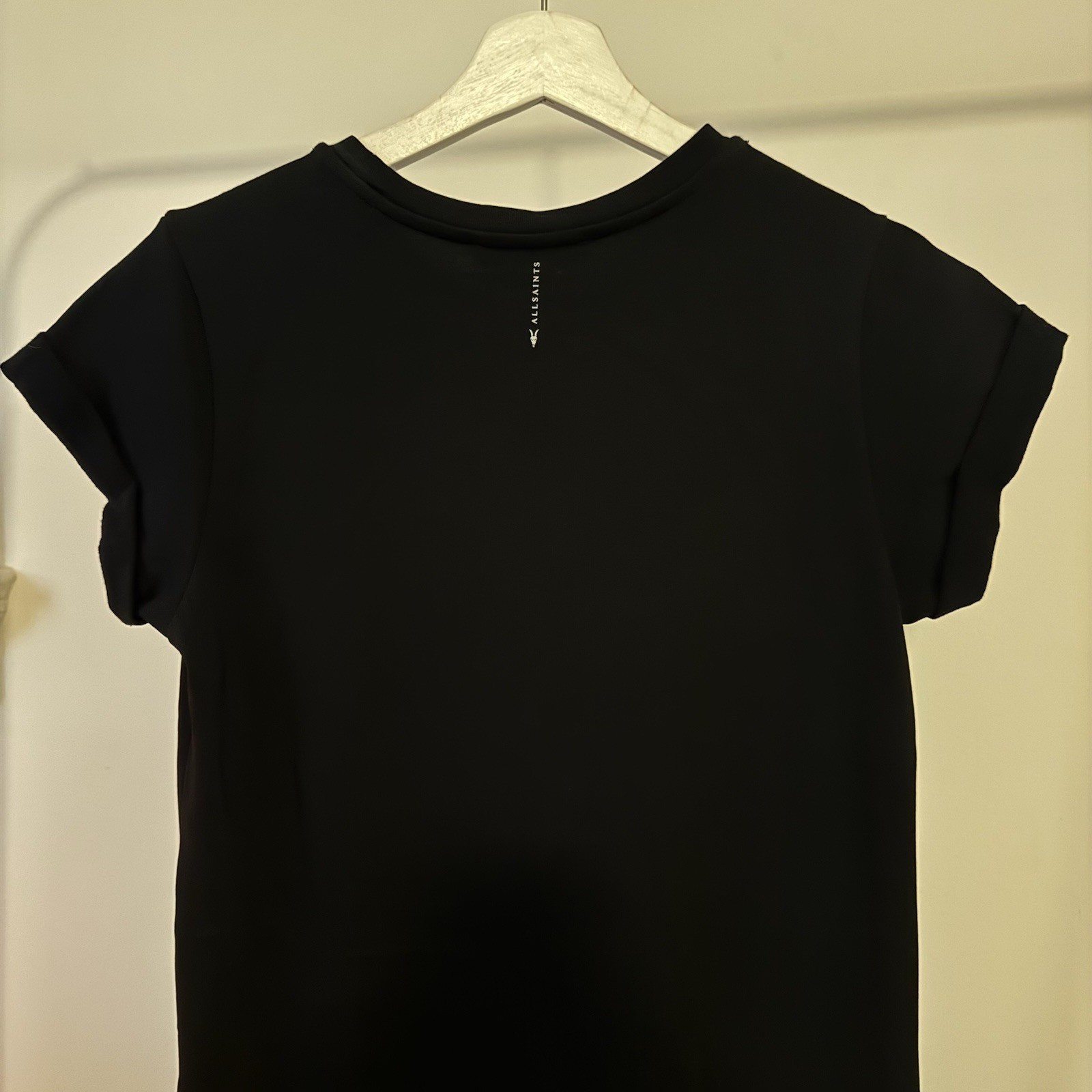 NWT RETAIL 169$ ALLSAINTS Anna Crew Neck Short Sleeve Maxi Dress Size US2/UK6