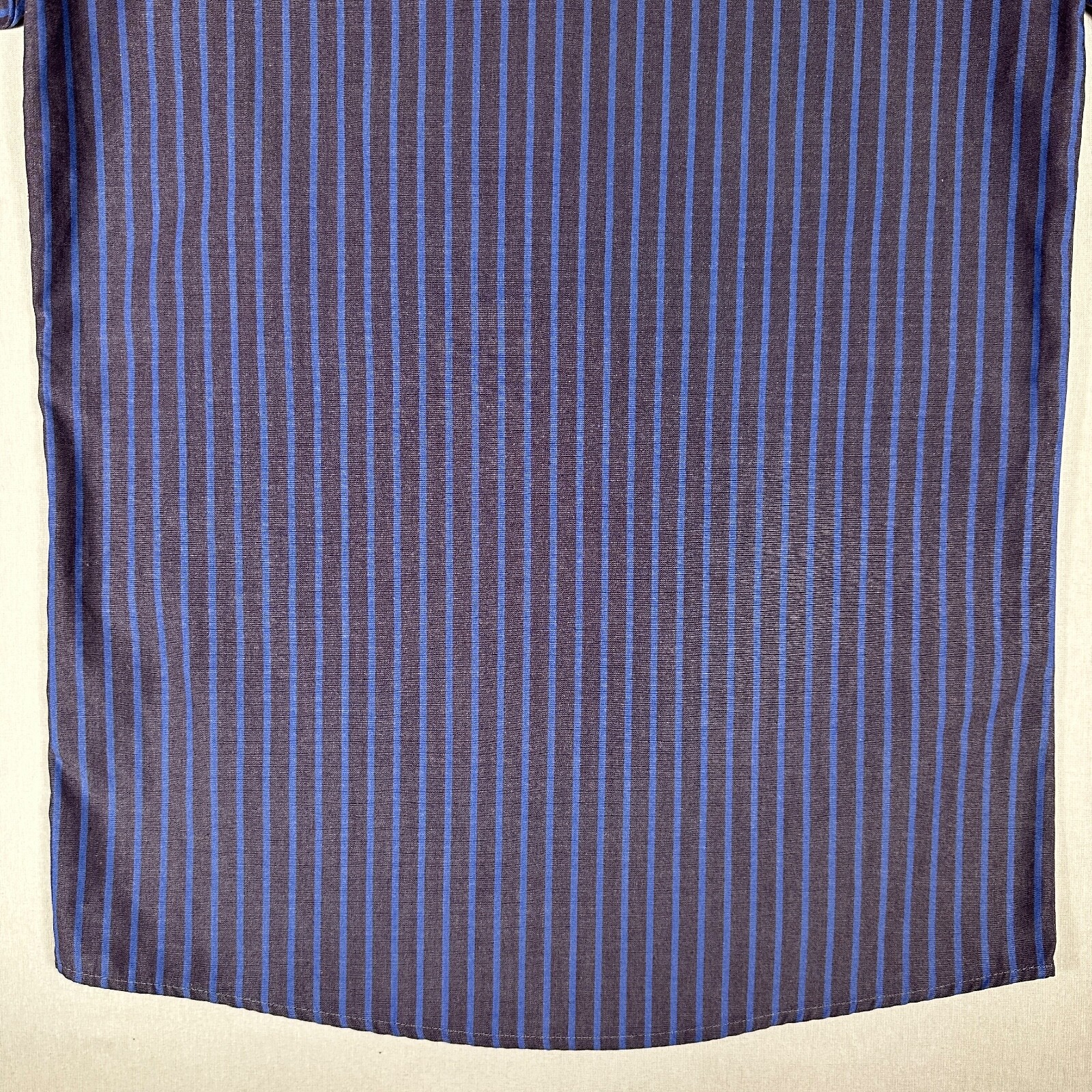 Red Kap UEI Men’s Work Shirt Short Sleeve Industrial Stripe Button Front
