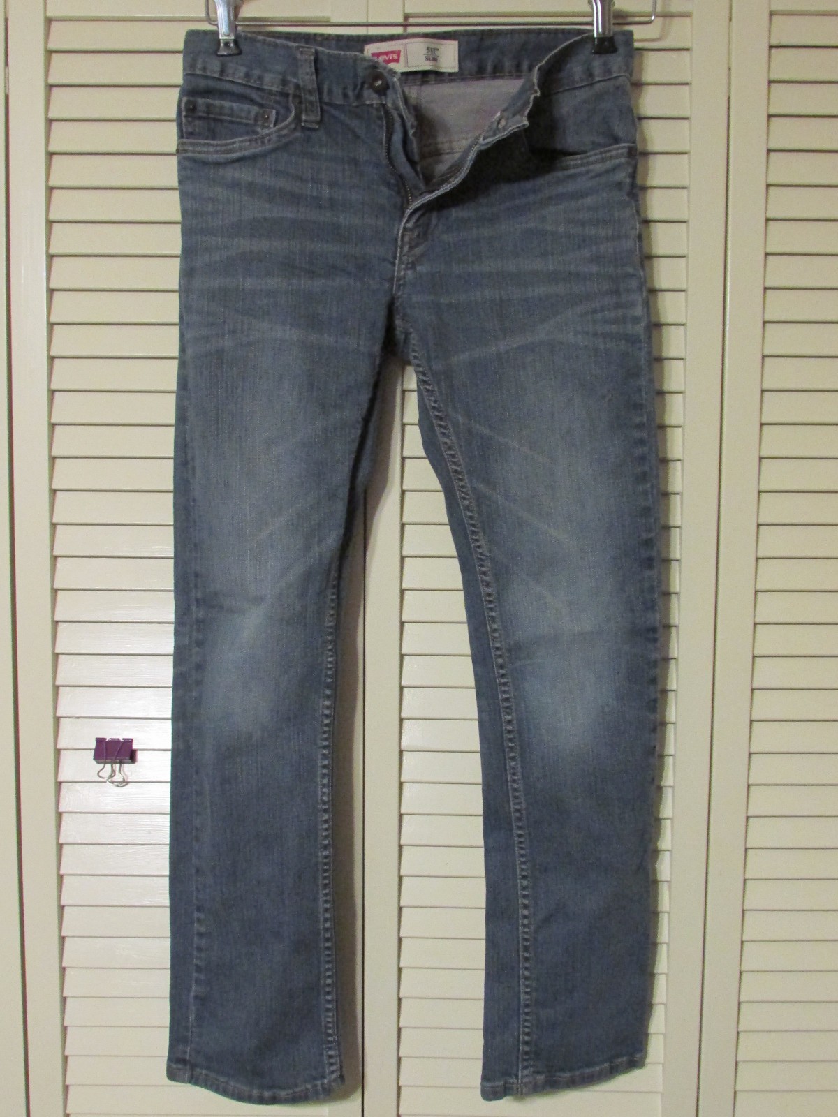 EXCELLENT Levi’s 511 Slim 27×27 Flex Denim Jeans, 27 x 27, Mid Rise, FreeShip/48