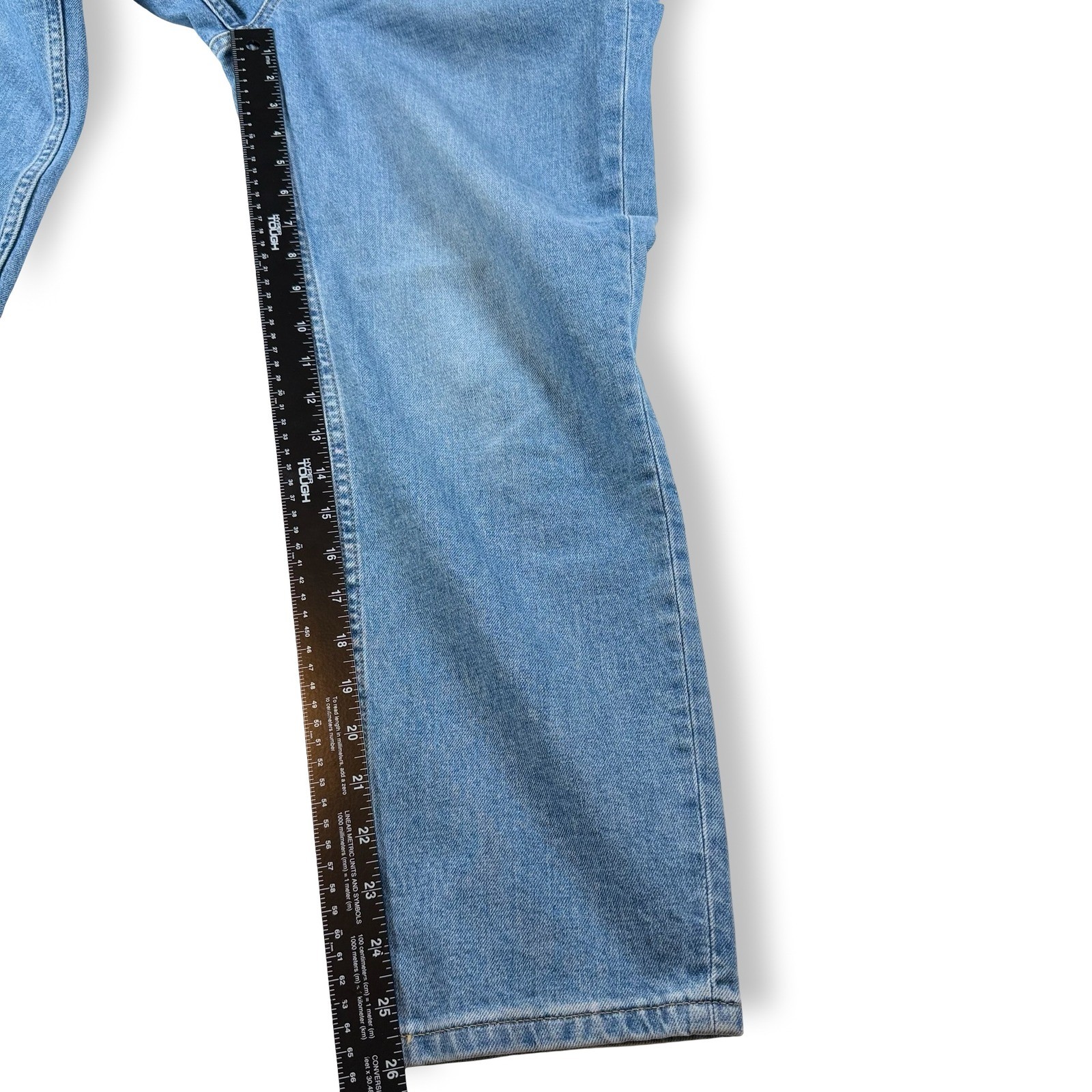 Everlane High Rise Straight Jeans Blue Ankle Denim 29 Ankle Stretch Womens