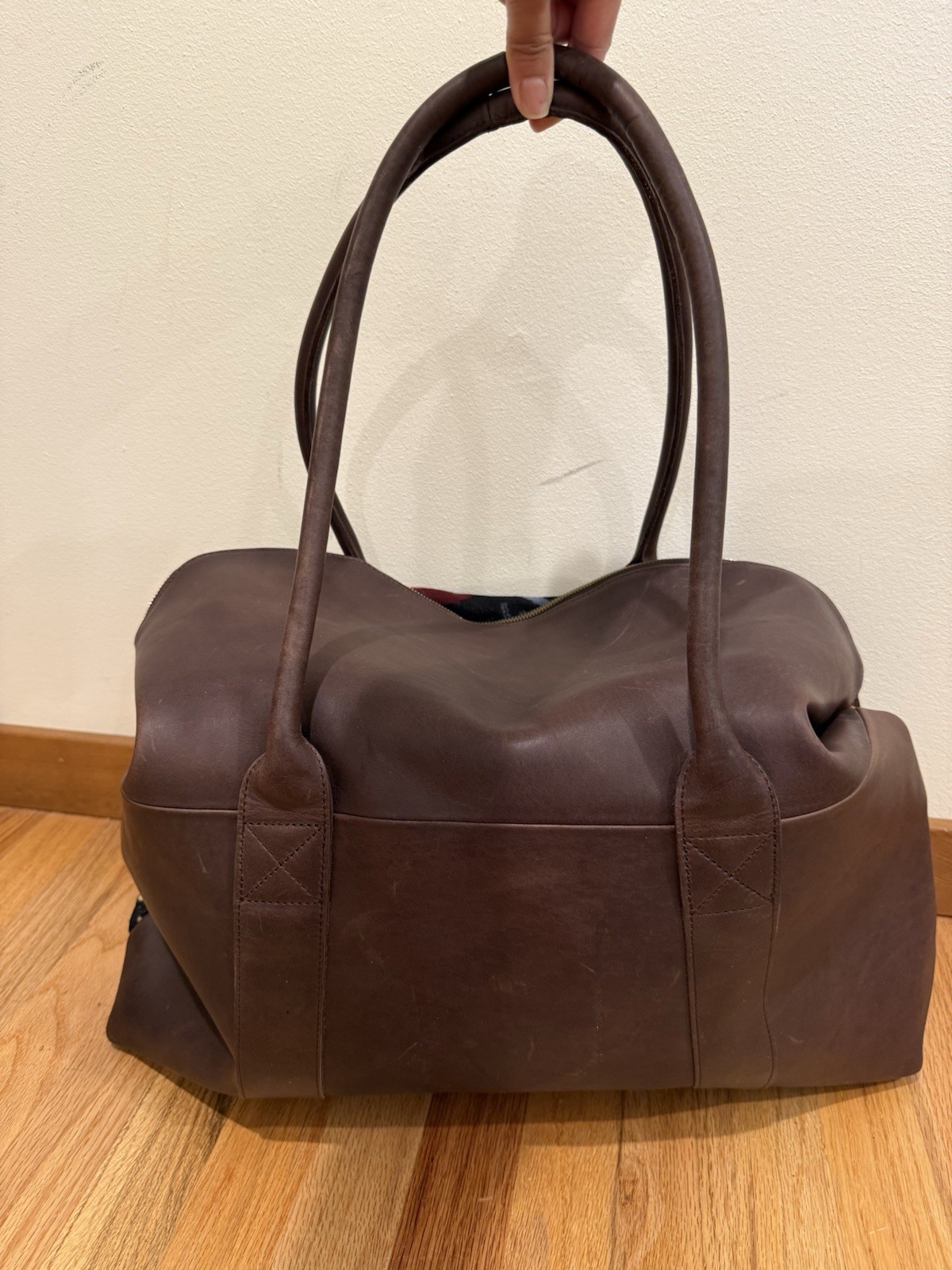Pendleton Overnight Weekender Leather Tote Bag