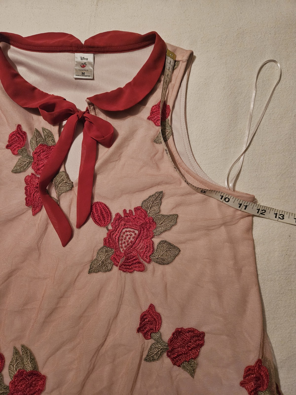Disney x Lauren Conrad Women’s Medium Embroidered Round Collar Blouse