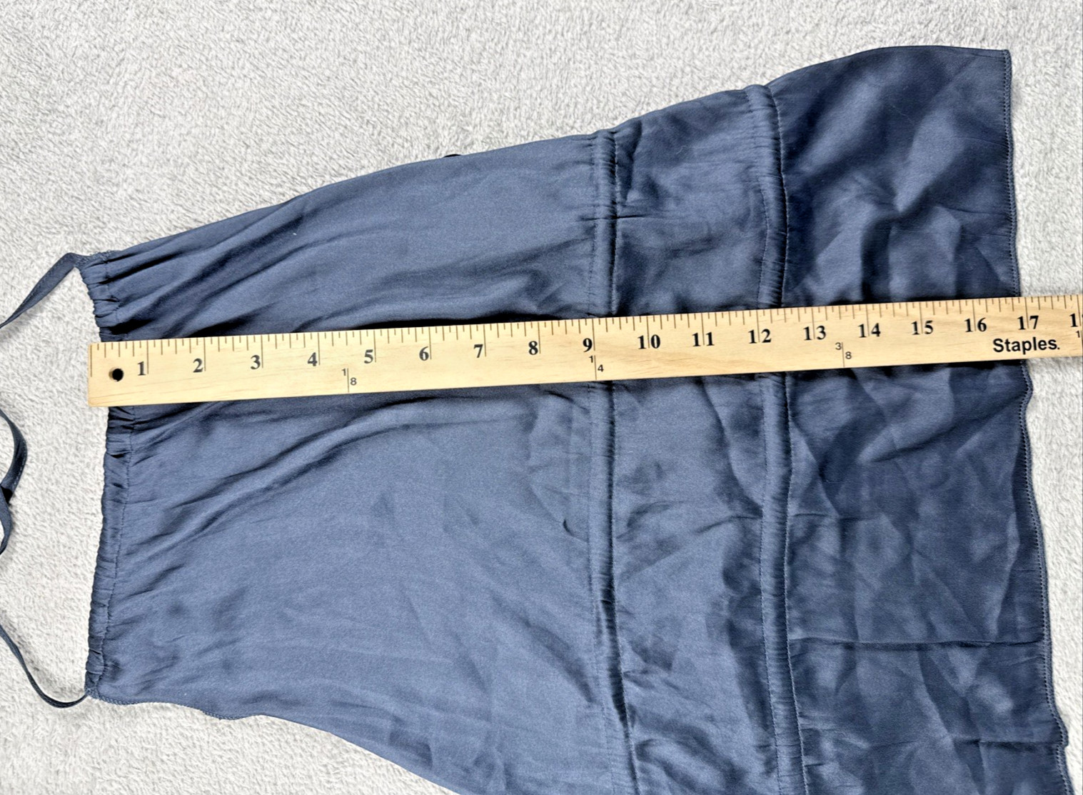 Lioness Women’s Legacy Satin Halter Top Navy Blue Size Medium NWT