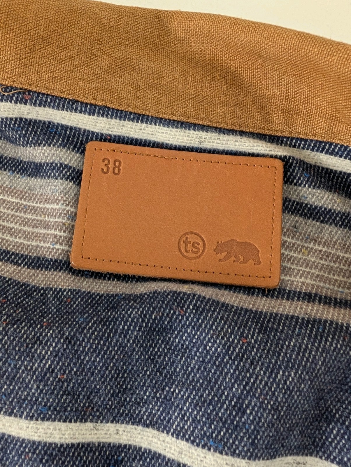 Taylor Stitch Jacket Beige Boss Duck Men’s 38