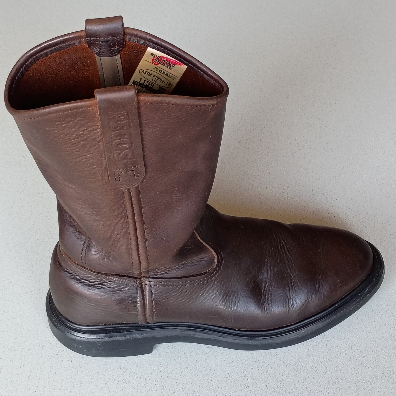 Red Wing 8.5D 1159 Pecos Brown Leather Cowboy/Western Boots USA Made