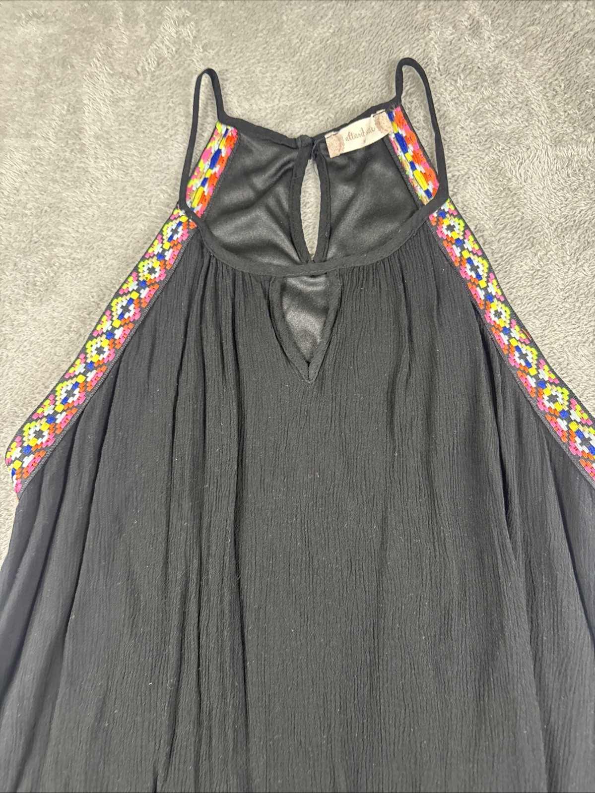 Altar’d State Dress Small Sleeveless Colorful Embroidered Cut Out Women’s Sz M