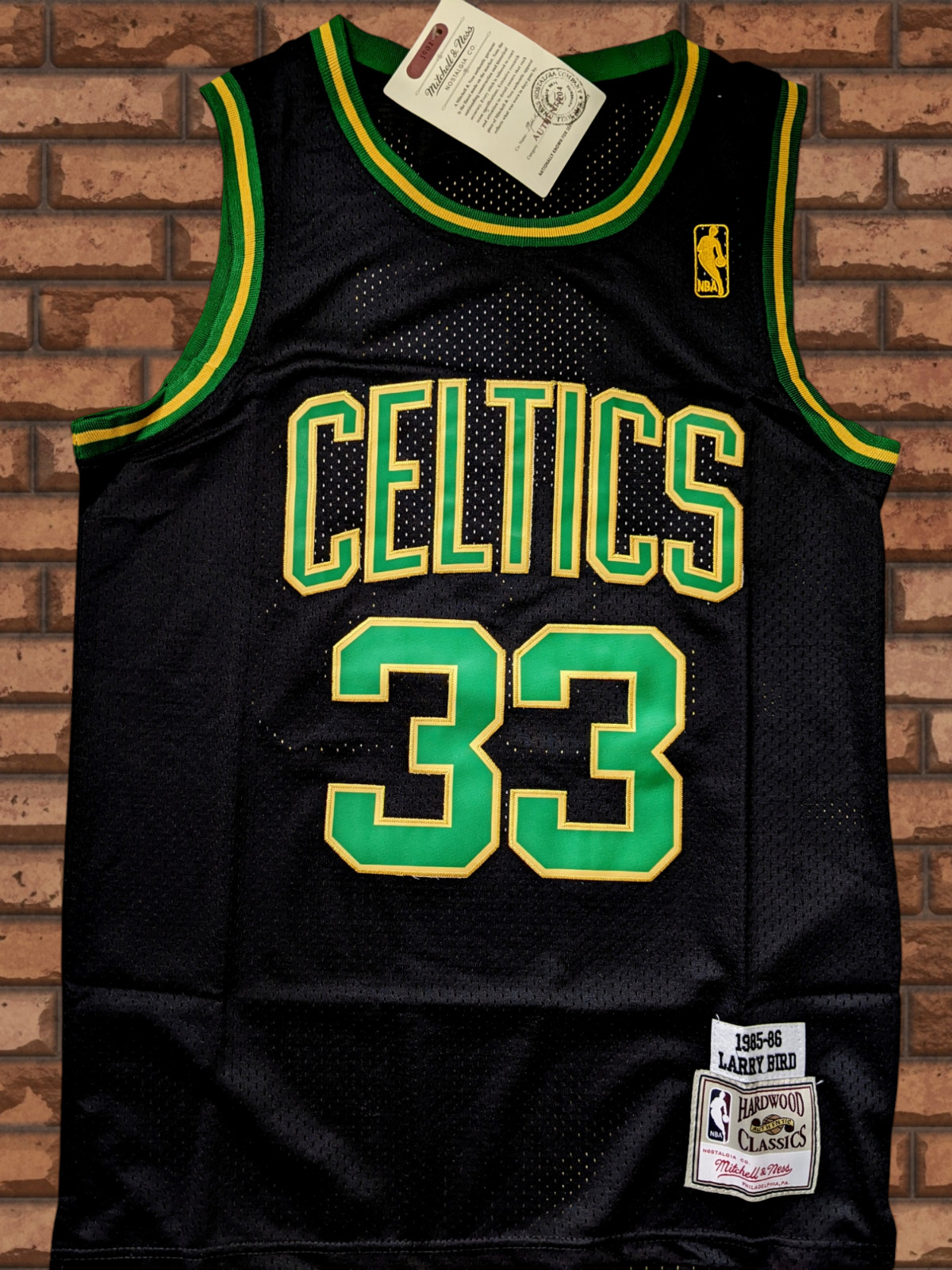 Larry Bird Jersey #33 Boston Throwback Jersey Celtics Men’s Black