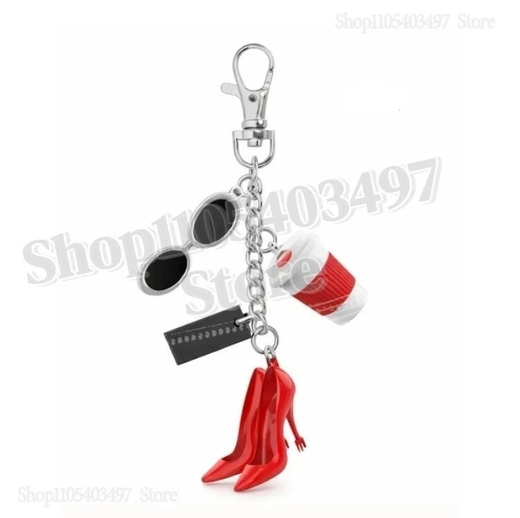 The Devil Wears Prada 2 Bag Charm, Red Heels, Coffee Cup, Sunglasses
